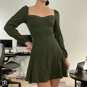 Reformation Mochi Dress in Green